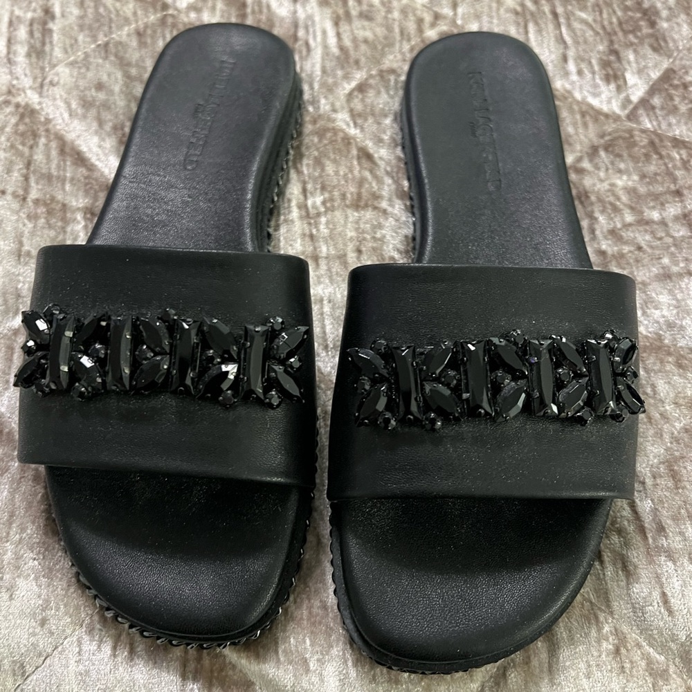 Karl Lagerfeld slides. Size 8.5